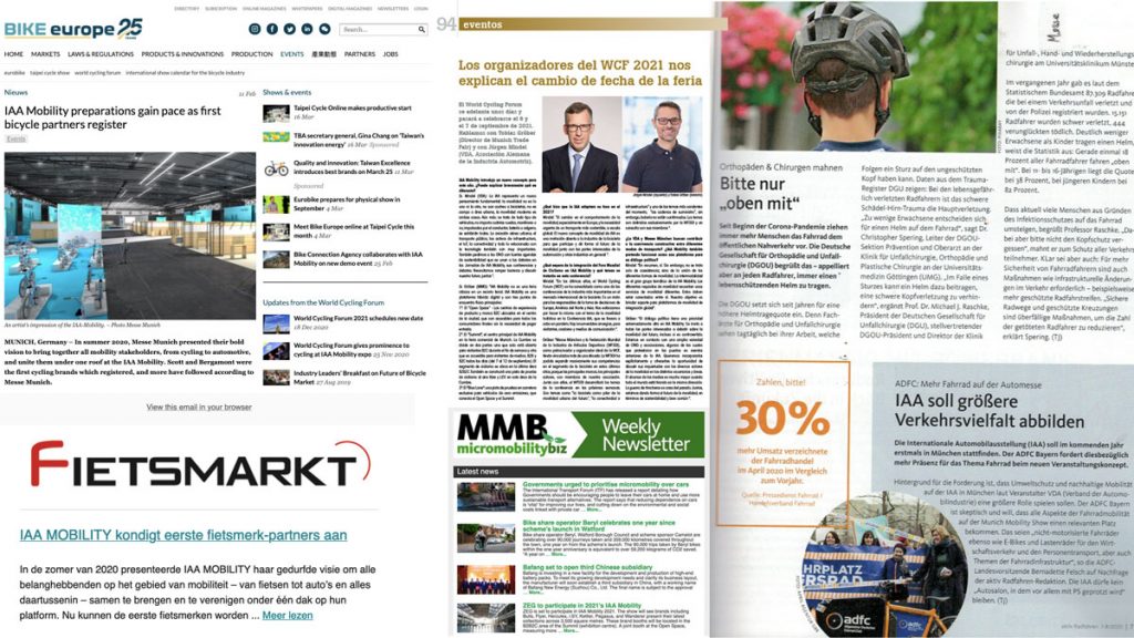 Messe München IAA Mobility clippings